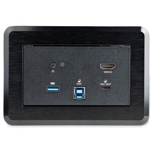 StarTech.com Conference Room Docking Station, In-Table Universal Laptop Dock, HDMI/60W PD/USB Hub/GbE/Audio, Huddle/Boardr