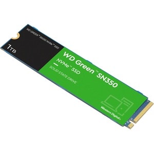 Western Digital Green SN350 WDS100T3G0C 1 TB Solid State Drive - M.2 2280 Internal - PCI Express NVMe (PCI Express NVMe 3.