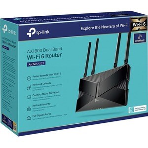 TP-Link Archer AX23 Wi-Fi 6 IEEE 802.11ax Ethernet Wireless Router - Dual Band - 2.40 GHz ISM Band - 5 GHz UNII Band - 4 x