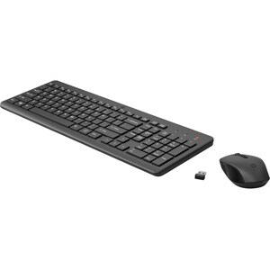 HP 330 Tastatur & Maus - Tastatur, Kabellos 2,40 GHz USB Typ-A - Maus, Kabellos, USB Typ-A für PC