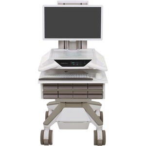 Ergotron CareFit Medizinische Warenkorb - TAA-konform - 8 Schubfach - Drücken/Ziehen Griff - 17,01 kg Belastbarkeit - 4 Ro