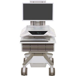Ergotron CareFit Medizinische Warenkorb - TAA-konform - 1 Schubfach - Drücken/Ziehen Griff - 17,01 kg Kapazität - 4 Rollen