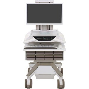Ergotron CareFit Medizinische Warenkorb - TAA-konform - 8 Schubfach - Drücken/Ziehen Griff - 17,01 kg Kapazität - 4 Rollen