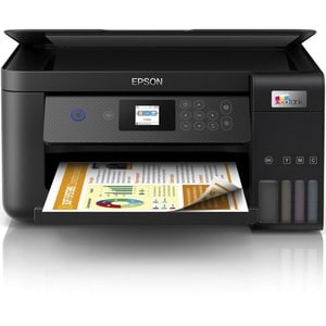 Stampante multifunzione a getto di inchiostro Epson ET-2850 Wireless EcoTank - Colore - Nero - Fotocopiatrice/Stampante/Sc