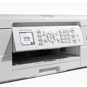 Brother MFC-J1010DW Wired & Wireless Inkjet Multifunction Printer - Colour - White - Copier/Fax/Printer/Scanner - 17 ppm M