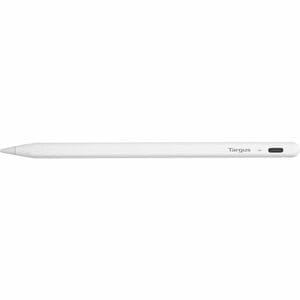 Targus AMM174AMGL Stylus - Capacitive Touchscreen Type Supported - 1.70 mm - Active - Replaceable Stylus Tip - White - Tab