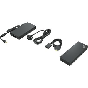 Lenovo ThinkPad Thunderbolt Docking Station for Workstation - 230 W - 4 Displays Supported - 4K, 8K - 3840 x 2160, 7680 x 