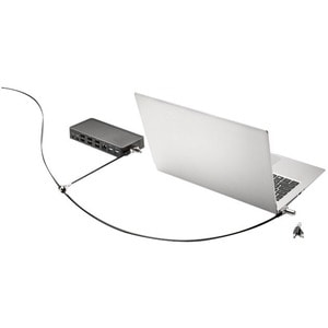 Kensington Universal Cable Lock For Notebook, Monitor, Docking Station - 1.80 m Cable - Keyed Lock - Plastic, Carbon Steel