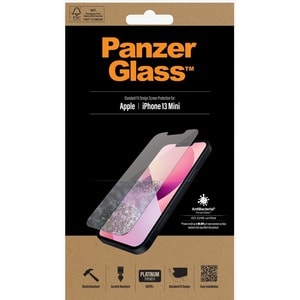PanzerGlass Original Reinforced Glass, Tempered Glass Screen Protector for Apple - Transparent - For LCD iPhone 13 mini - 