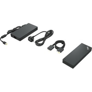 Lenovo ThinkPad Thunderbolt 4 Workstation Dock - 4 Displays Supported - 4K, 8K - 3840 x 2160, 7680 x 4320 - 4 x USB Type-A