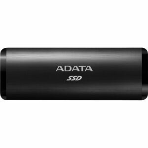 Adata SE760 256 GB Portable Solid State Drive - External - Black - Smartphone, Tablet, MacBook, Desktop PC, Notebook, Gami