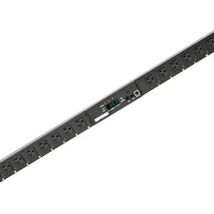 Minuteman RPM1516N1LCD 16-Outlets PDU - Switched - IEC 60320 C20 - 16 x NEMA 5-15R - Network (RJ-45) - 0U - Vertical - Rac