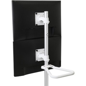 Ergotron Fahrwagenhalterung für Tablet, Monitor, Kamera - Weiß - Bildschirmgröße: 61 cm (24 Zoll) - max. 5,90 kg Traglast