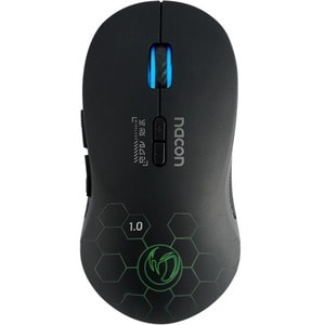 Ratón de juego NACON GM-180 - Wi-Fi - Óptico - 6 Botón(es) - Negro - Inalámbrico - 2200 dpi