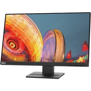 Lenovo ThinkVision E24q-20 24" Class WQHD LCD Monitor - 16:9 - Raven Black - 23.8" Viewable - In-plane Switching (IPS) Tec