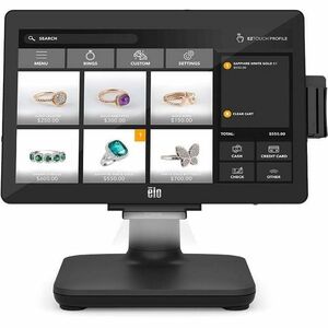 Elo EloPOS POS Terminal - (Intel Core i3 i3-9100TE - 8 GB DDR4 SDRAM 128 GB M.2/SATA - 39.6 cm (15.6") LED Touchscreen - I