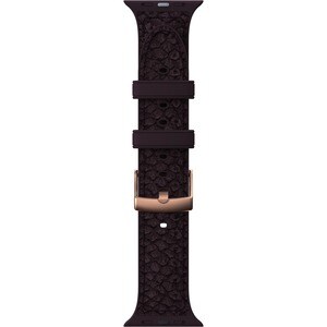 Njord Eldur SL14123 Smartwatch Band - 1 - Buckle Attachment - Purple - Silicone, Stainless Steel, Vegan Leather, Salmon Le