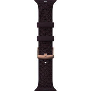 Correa para reloj Njord Eldur SL14123 - 1 - Violeta - Silicona, Acero Inoxidable, Cuero Vegetal, Cuero de salmón