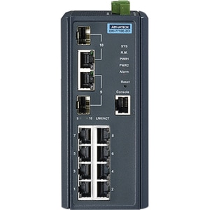 Advantech EKI-7710 EKI-7710E-2CI 10 Anschlüsse Verwaltbar Ethernet-Switch - 2 Unterstützte Netzwerkschicht - Modular - 2 S