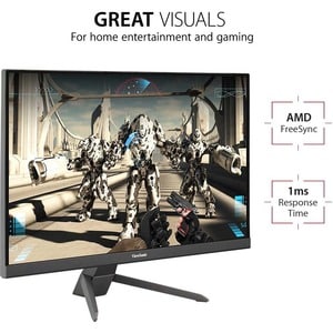ViewSonic VX2767-MHD 27 Inch 1080p Gaming Monitor with 100Hz, 1ms, Ultra-Thin Bezels, FreeSync, Eye Care, HDMI, VGA, and D