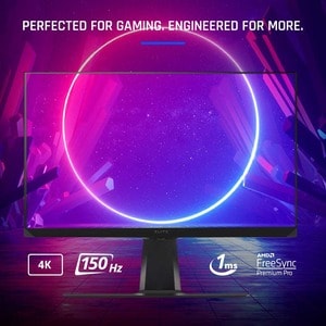 ViewSonic ELITE XG320U 32 Inch 4K UHD 1ms 150Hz Gaming Monitor with FreeSync Premium Pro, HDR 600, HDMI, DisplayPort, USB,