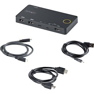 StarTech.com SV221HUC4K. Tastatur Porttyp: USB, Maus Porttyp: USB, Video Porttyp: HDMI. HD type: 4K Ultra HD, Maximale Auf