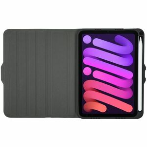 Targus VersaVu THZ914GL Carrying Case for 21.1 cm (8.3") Apple iPad mini (6th Generation) Tablet - Black - Drop Resistant,