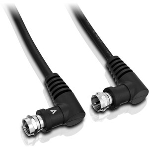 V7 V7COAXCBL-3M-1E 3 m Coaxial Cabo de antena para Antena - Segunda extremidade: 1 x Antenna - Male - Preto
