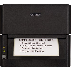 Citizen CL-E300 Secretária Impressora térmica direta - Monocromático - Impressão de etiqueta - USB - Série - 104.14 mm (4.