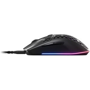 SteelSeries Aerox 3 Gaming Mouse - USB Type A - Optical - 6 Button(s) - Onyx - Cable - 18000 dpi - Right-handed