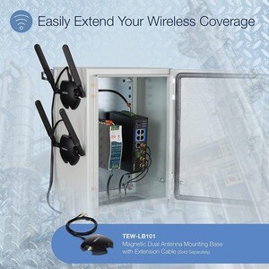 TRENDnet TI-W100 IEEE 802.11ac Ethernet Drahtlos Router - TAA-konform - Dualband - 2,40 GHz ISM-Band - 5 GHz UNII-Band - 4