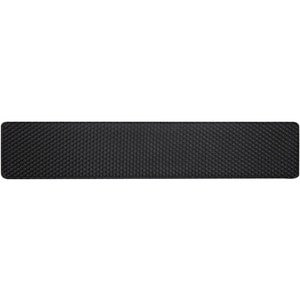 HyperX Wrist Rest - Textured - 3.46" x 17.99" Dimension - Black - Natural Rubber, Memory Foam, Gel - Anti-slip, Anti-fray 