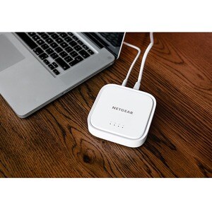 Netgear LM1200 1 SIM Mobilfunk, Ethernet Modem/Wireless Router - 4G - LTE, UMTS, DC-HSPA+ - 1 x Netzwerk-Anschluss - 1 x B