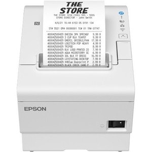 Epson TM-T88VII Direktthermodrucker - Monochrom - Wandhalterung - Quittungsdruck - Ethernet - USB - USB-Schnittstelle - EU