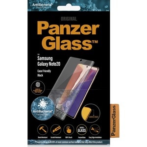 PanzerGlass Original Glass Screen Protector - Black, Crystal Clear - For LCD Smartphone - Fingerprint Resistant, Shock Res