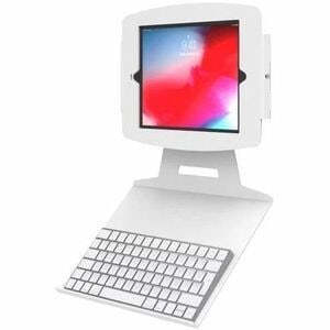 Compulocks UKBTRAYW Tabuleiro de montagem para Teclado - Branco - 100 x 100