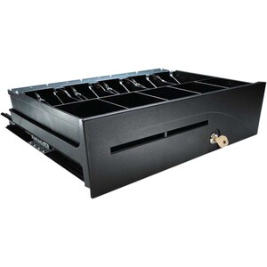 apg Series 100 1616 Cash Drawer - 5 Bill - 8 Coin - 1 Media Slot - 4 Lock Position - USB - Aço, Plástico - Preto - 124.5 m