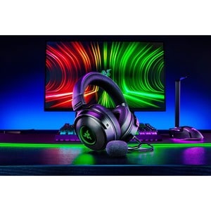 Razer Kraken V3 HyperSense Wired USB Gaming Headset with Haptic Technology - Stereo - USB Type A - Wired - 32 Ohm - 20 Hz 
