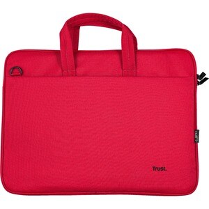 Trust Bologna Tasche für 40,6 cm (16 Zoll) Notebook - Rot - Polyethylenterephthalat (PET), Polyester Körper - Mikrofaser I