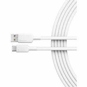 ALOGIC Elements PRO USB-C to USB-A Cable - Male to Male - 1m - USB 2.0 - 3A - 480Mbps - White - 3.28 ft USB/USB-C Data Tra