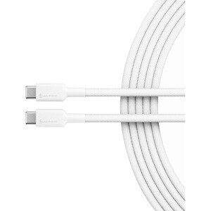 ALOGIC Elements PRO USB-C to USB-C Cable - Male to Male - 1m - USB 2.0 - 5A - 480Mbps White - 3.3 ft (1 m) USB-C Data Tran