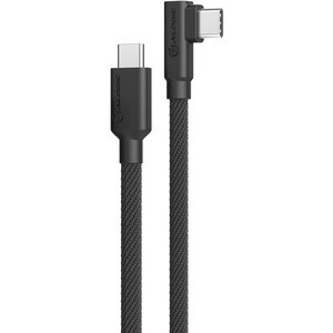 ALOGIC Elements Pro Right Angle USB-C to USB-C Cable - Male to Male - 1m - USB 2.0 - 5A - 480Mbps - 3.3 ft USB-C Data Tran