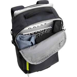 Timbuk2 Division Carrying Case (Backpack) for 15" Notebook - Eco Black Deluxe - Water Resistant Bottom - Nylon Body - Shou