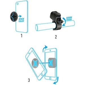MOBILIS U.FIX Vehicle Mount for Smartphone - Black