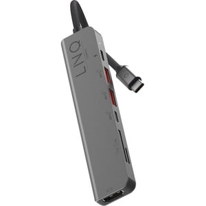 Hub USB Telco Pro - Negro, Gris - 7 Total USB Port(s)