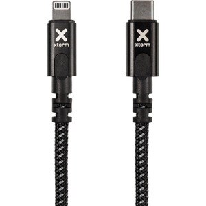 Xtorm Original 3 m Lightning/USB-C Datentransferkabel für Handy, Notebook, Tablet - 480 Mbit/s - Schwarz