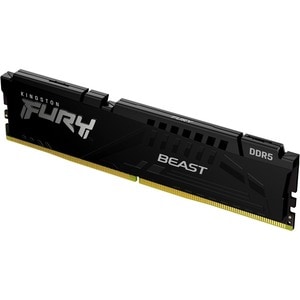 Kingston FURY Beast RAM-Modul für Hauptplatine - 16 GB (1 x 16GB) DDR5 SDRAM - 5200 MHz - CL40 - 1,25 V - On-Die-ECC - 288