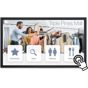 Sharp NEC Display 43" Wide Color Gamut Ultra High Definition Professional Display with PCAP Touch - 43" LCD - Touchscreen 