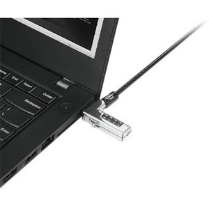 Câble de verrouillage Lenovo MicroSaver Pour Moniteur, Ordinateur Portable, Ordinateur de bureau, Station d'accueil - 1,80