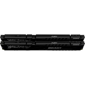 Kingston FURY Beast 32GB (2 x 16GB) DDR5 SDRAM Memory Kit - For Motherboard - 32 GB (2 x 16GB) DDR5 SDRAM - 5200 MHz - CL4